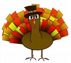 thUQL6C270 Brown, Orange, and Yellow Turkey with a top hat
